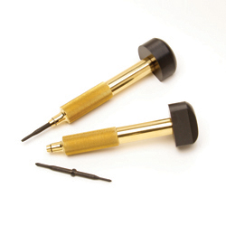 Flat-Head Brass Handle Screwdriver